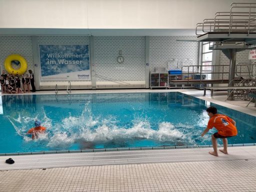 2. Platz im Schwimmen